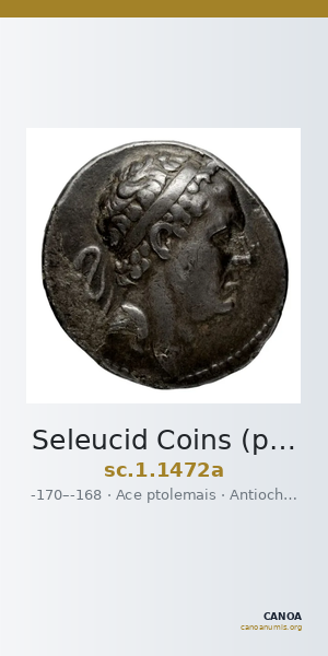 Seleucid Coins (part 2) 1472a — CANOA
