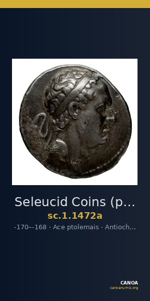 Seleucid Coins (part 2) 1472a — CANOA