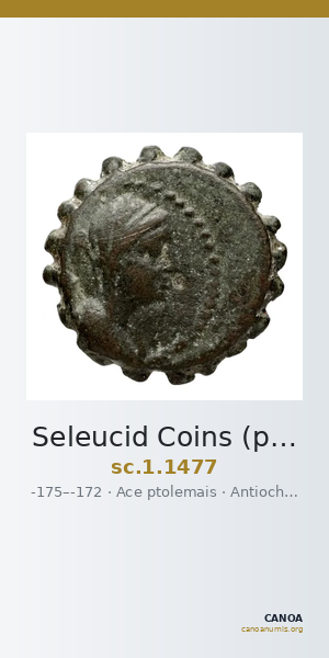 Seleucid Coins (part 2) 1477 — CANOA