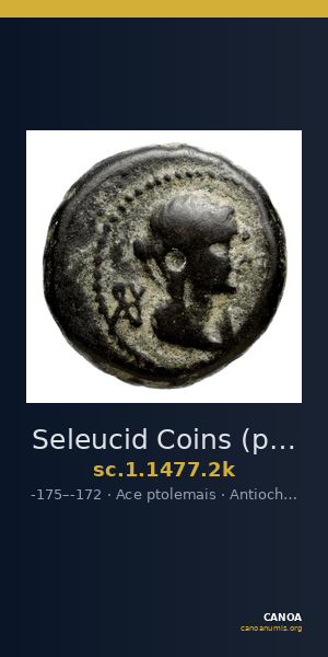Seleucid Coins (part 2) 1477.2k — CANOA
