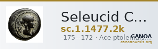 Seleucid Coins (part 2) 1477.2k — CANOA