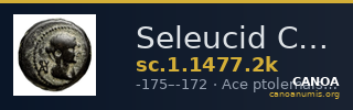 Seleucid Coins (part 2) 1477.2k — CANOA