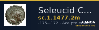 Seleucid Coins (part 2) 1477.2m — CANOA