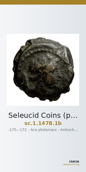 Seleucid Coins (part 2) 1478.1b — CANOA