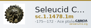 Seleucid Coins (part 2) 1478.1m — CANOA