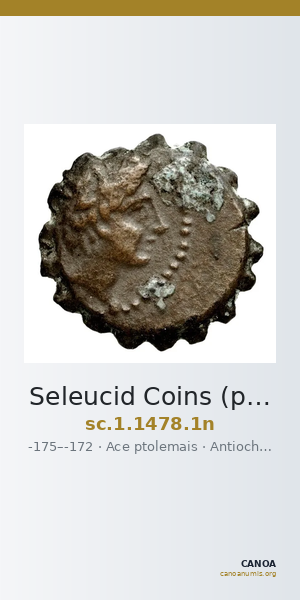 Seleucid Coins (part 2) 1478.1n — CANOA