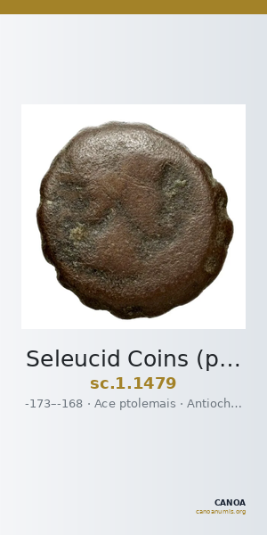 Seleucid Coins (part 2) 1479 — CANOA