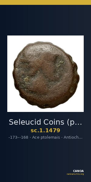 Seleucid Coins (part 2) 1479 — CANOA