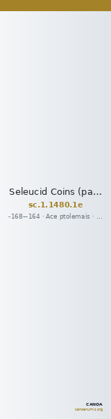 Seleucid Coins (part 2) 1480.1e — CANOA