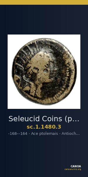 Seleucid Coins (part 2) 1480.3 — CANOA
