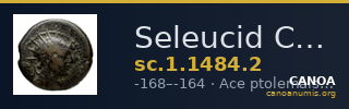 Seleucid Coins (part 2) 1484.2 — CANOA
