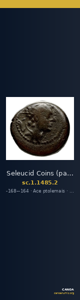 Seleucid Coins (part 2) 1485.2 — CANOA
