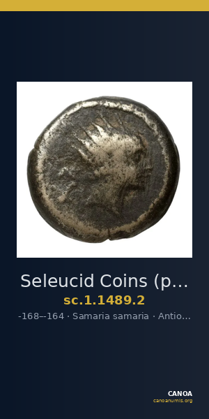 Seleucid Coins (part 2) 1489.2 — CANOA