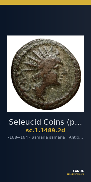 Seleucid Coins (part 2) 1489.2d — CANOA