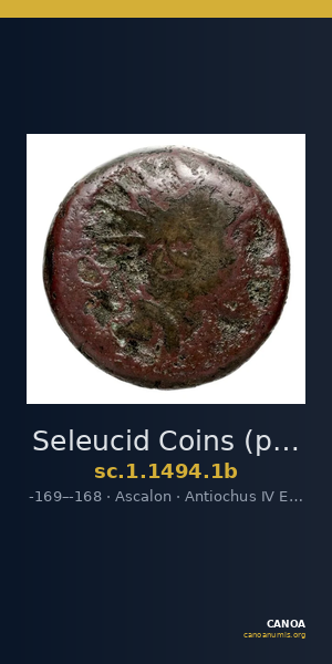 Seleucid Coins (part 2) 1494.1b — CANOA