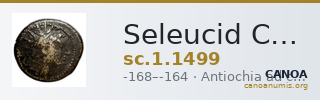 Seleucid Coins (part 2) 1499 — CANOA