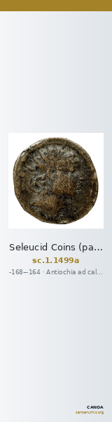 Seleucid Coins (part 2) 1499a — CANOA