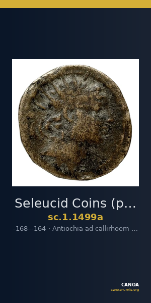 Seleucid Coins (part 2) 1499a — CANOA