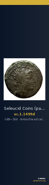 Seleucid Coins (part 2) 1499d — CANOA