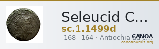 Seleucid Coins (part 2) 1499d — CANOA