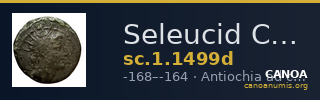 Seleucid Coins (part 2) 1499d — CANOA