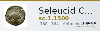 Seleucid Coins (part 2) 1500 — CANOA