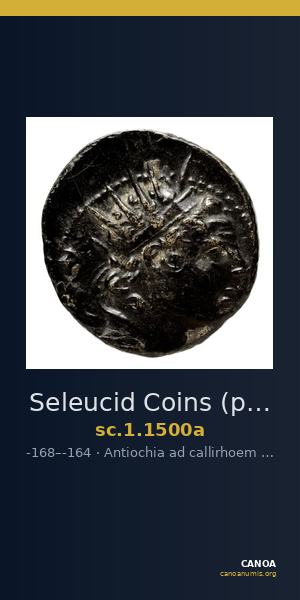 Seleucid Coins (part 2) 1500a — CANOA
