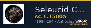 Seleucid Coins (part 2) 1500a — CANOA