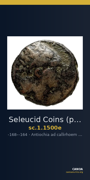 Seleucid Coins (part 2) 1500e — CANOA
