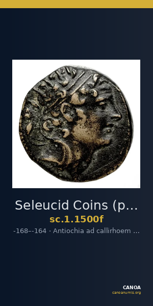 Seleucid Coins (part 2) 1500f — CANOA