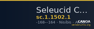 Seleucid Coins (part 2) 1502.1 — CANOA