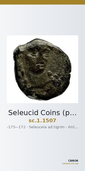 Seleucid Coins (part 2) 1507 — CANOA