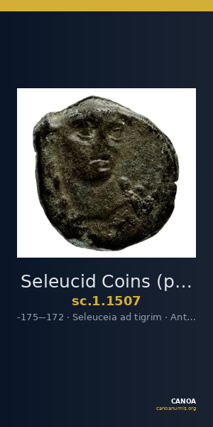Seleucid Coins (part 2) 1507 — CANOA