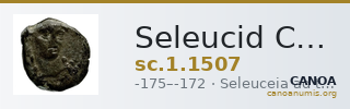 Seleucid Coins (part 2) 1507 — CANOA
