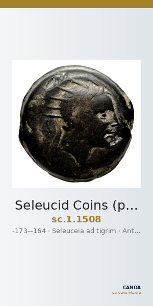 Seleucid Coins (part 2) 1508 — CANOA