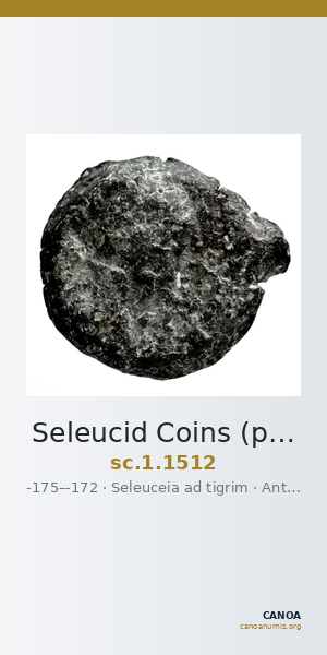 Seleucid Coins (part 2) 1512 — CANOA