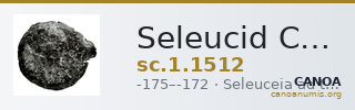 Seleucid Coins (part 2) 1512 — CANOA