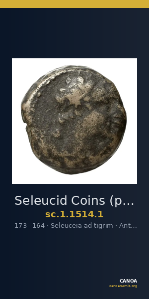 Seleucid Coins (part 2) 1514.1 — CANOA