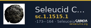 Seleucid Coins (part 2) 1515.1 — CANOA
