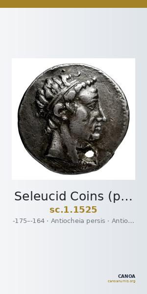 Seleucid Coins (part 2) 1525 — CANOA