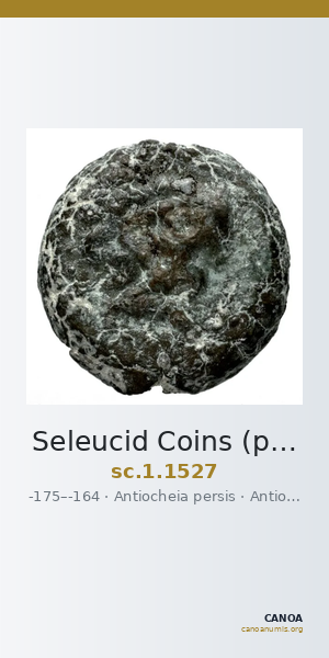 Seleucid Coins (part 2) 1527 — CANOA