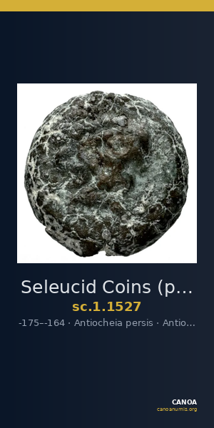Seleucid Coins (part 2) 1527 — CANOA