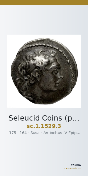 Seleucid Coins (part 2) 1529.3 — CANOA