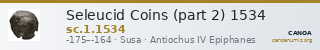 Seleucid Coins (part 2) 1534 — CANOA