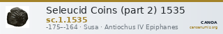 Seleucid Coins (part 2) 1535 — CANOA