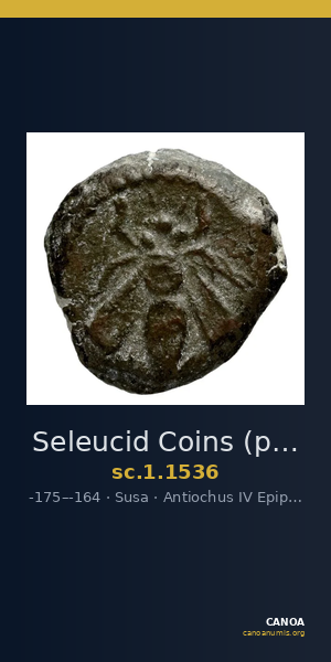 Seleucid Coins (part 2) 1536 — CANOA