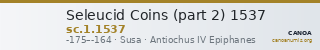 Seleucid Coins (part 2) 1537 — CANOA