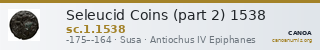 Seleucid Coins (part 2) 1538 — CANOA