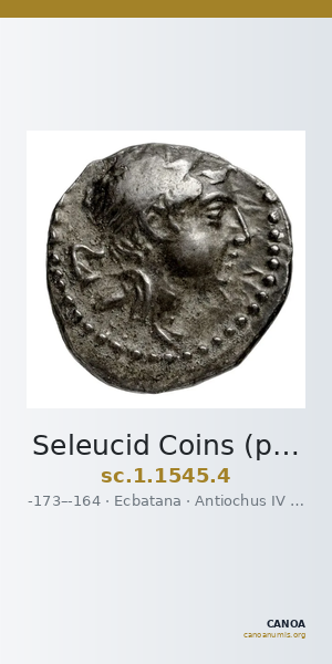Seleucid Coins (part 2) 1545.4 — CANOA