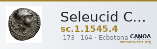 Seleucid Coins (part 2) 1545.4 — CANOA